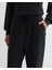 Kadın Siyah Regular Fit Logolu Eşofman Altı 42624316T.5 4