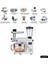 SM50 Beyaz LED Ekranlı Hamur Mayalama Kıyma Çekme Blender 2000W 6,5 Litre Stand Mikser Mutfak Şefi Hamur Yoğurma Makinesi 1