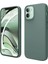 Apple iPhone 12 Uyumlu Silikon Kılıf - Pastel Renk Tonu Esnek Tam Koruma Kapak - Yeşil 1
