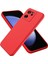Xiaomi 13T Pro Uyumlu Silikon Kılıf - Kamera Korumalı Esnek Pastel Renk Kapak - Kırmızı 1