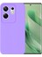 Infinix Zero 30 4G Uyumlu Silikon Kılıf - Kamera Korumalı Esnek Pastel Renk Kapak - Lila 1