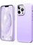 Apple iPhone 13 Pro Uyumlu Silikon Kılıf - Pastel Renk Tonu Esnek Tam Koruma Kapak - Lila 1