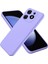 Tecno Spark 20C Uyumlu Silikon Kılıf - Kamera Korumalı Esnek Pastel Renk Kapak - Lila 1