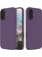 Apple iPhone 16 Uyumlu Silikon Kılıf - Pastel Renk Tonu Esnek Tam Koruma Kapak - Mor 1