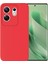Infinix Zero 30 4G Uyumlu Silikon Kılıf - Kamera Korumalı Esnek Pastel Renk Kapak - Kırmızı 1