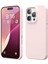 Apple iPhone 14 Pro Max Uyumlu Silikon Kılıf - Pastel Renk Esnek Tam Koruma Kapak - Pudra Pembe 1