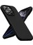 Apple iPhone 15 Pro Max Uyumlu Silikon Kılıf - Pastel Renk Esnek Tam Koruma Kapak - Siyah 1