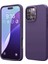 Apple iPhone 14 Pro Max Uyumlu Silikon Kılıf - Pastel Renk Esnek Tam Koruma Kapak - Mor 1