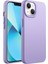 Apple iPhone 13 Mini Uyumlu Silikon Kılıf - Pastel Renk Tonu Esnek Tam Koruma Kapak - Lila 1