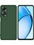 Oppo A60 Uyumlu Silikon Kılıf - Kamera Korumalı Esnek Pastel Renk Kapak - Yeşil 1