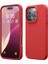 Apple iPhone 15 Pro Max Uyumlu Silikon Kılıf - Pastel Renk Esnek Tam Koruma Kapak - Kırmızı 1