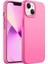 Apple iPhone 13 Mini Uyumlu Silikon Kılıf - Pastel Renk Tonu Esnek Tam Koruma Kapak - Pembe 1