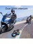 Q58 Max Dijitool Kablosuz Motosiklet Kaskı Interkom Çift Sürücü Iletişimi 500M Stereo Mp3 Fm Radyo 3
