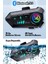 Su Geçirmez Bluetooth Motosiklet Intercom Kask Kulaklığı 2000 Mah 300MT 2 Li Bağlantı Özelliği 2