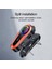 Q08-2X Rgb Işıklı Intercom 2 Kişi Bağlantılı 1000MAH Motosiklet Bluetooth Kulaklık Seti 4