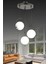 ESSLİGHT EVREN 3 LÜ SARKIT AVİZE (BEYAZ CAMLI) SALON MUTFAK YATAK ODASI GENÇ ODASI OFİS 1