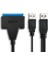 USB 3.0 To Sata 2.5" 3.5" HDD KABLO12V Power Adaptörlü 2