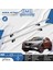 Nissan Qashqai 2021-2022-2023-2024 Oluklu Port Bagaj Ara Atkı Tavan Barı Gri 2 Adet 1