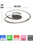 3 Renk Plafonyer Kumandalı Krom Kasa LED Avize Modern Mars Ledli Avize 2