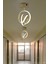 Modern Huracan Plafonyer Tavan LED Avize Oturma Odası Hol Antre Mutfak Salon LED Avize Eskitme Gold 1