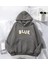 Blue Antrasit Baskılı Kapşonlu Sweatshirt 2