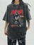 Nana Baskılı Yıkmalı Unisex Eskitme T-Shirt 1