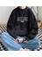 Arizona Baskılı Siyah Unisex Oversize Bisiklet Yaka Sweatshirt 1