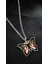 Pink Butterfly Tasarımlı Kolye 1