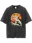 Yıkamalı Artist Cat Eskitme T-Shirt 2