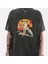 Yıkamalı Artist Cat Eskitme T-Shirt 3