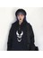 Touz Gothic Punisher Siyah Kapüşonlu Sweatshirt 1