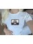Kemer Boy Lana Del Rey Baskılı Crop Bluz 1