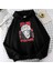 Jujutsu Kaisen Poster Baskılı Siyah Unisex Oversize Kapüşonlu Sweatshirt 2