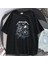 Metallica Knight Skull Baskılı Siyah Unisex Oversize T-Shirt 2