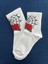 Rose & Web Unisex Beyaz Kolej Çorap 1