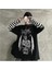 Gothic Devil Siyah Oversize Uzun Kollu T-Shirt 1