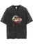 Yıkamalı Eat Art Eskitme T-Shirt 2