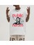 Public Heroes Baskılı Beyaz Unisex Oversize T-Shirt 1