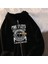 Pink Floyd Baskılı Oversize Fermuarlı Siyah Unisex Kapüşonlu Hırka 2