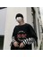 Ac-Dc Baskılı Fake Sleeves Siyah T-Shirt 1