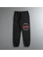 Rock Serisi Ac/dc Logo Baskılı Oversize Unisex Siyah Eşofman Altı 2