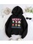 Sanrio Merry Christmas Baskılı Kapşonlu Sweatshirt 2