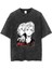 Yıkamalı Anime Tokyo Revengers Baskılı Oversize Vintage T-Shirt 1