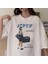 March Iddeverray Beyaz Unisex Oversize T-Shirt 1