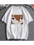 Genshin Impact Baskılı Beyaz Oversize T-Shirt 2