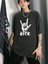 Yıkamalı Rock Eskitme T-Shirt 1