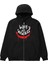 Why So Serious Baskılı Oversize Fermuarlı Siyah Unisex Kapüşonlu Hırka 2