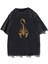 Yıkamalı Gothic Scorpion Eskitme T-Shirt 2