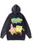 Yıkamalı Sponge Bob Vintage Kapüşonlu Sweatshirt 1