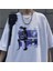 Death Note Kolaj Beyaz Unisex Oversize T-Shirt 1